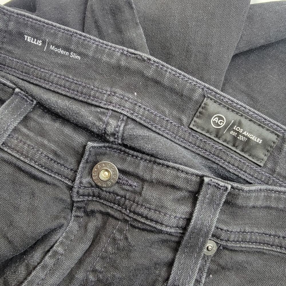 AG Tellis Modern Slim Jeans Black 31 x 34 - Picture 3 of 3